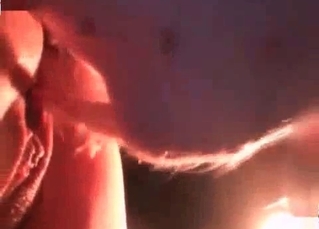 Animal XXX porn in hayloft with a zoophile slut